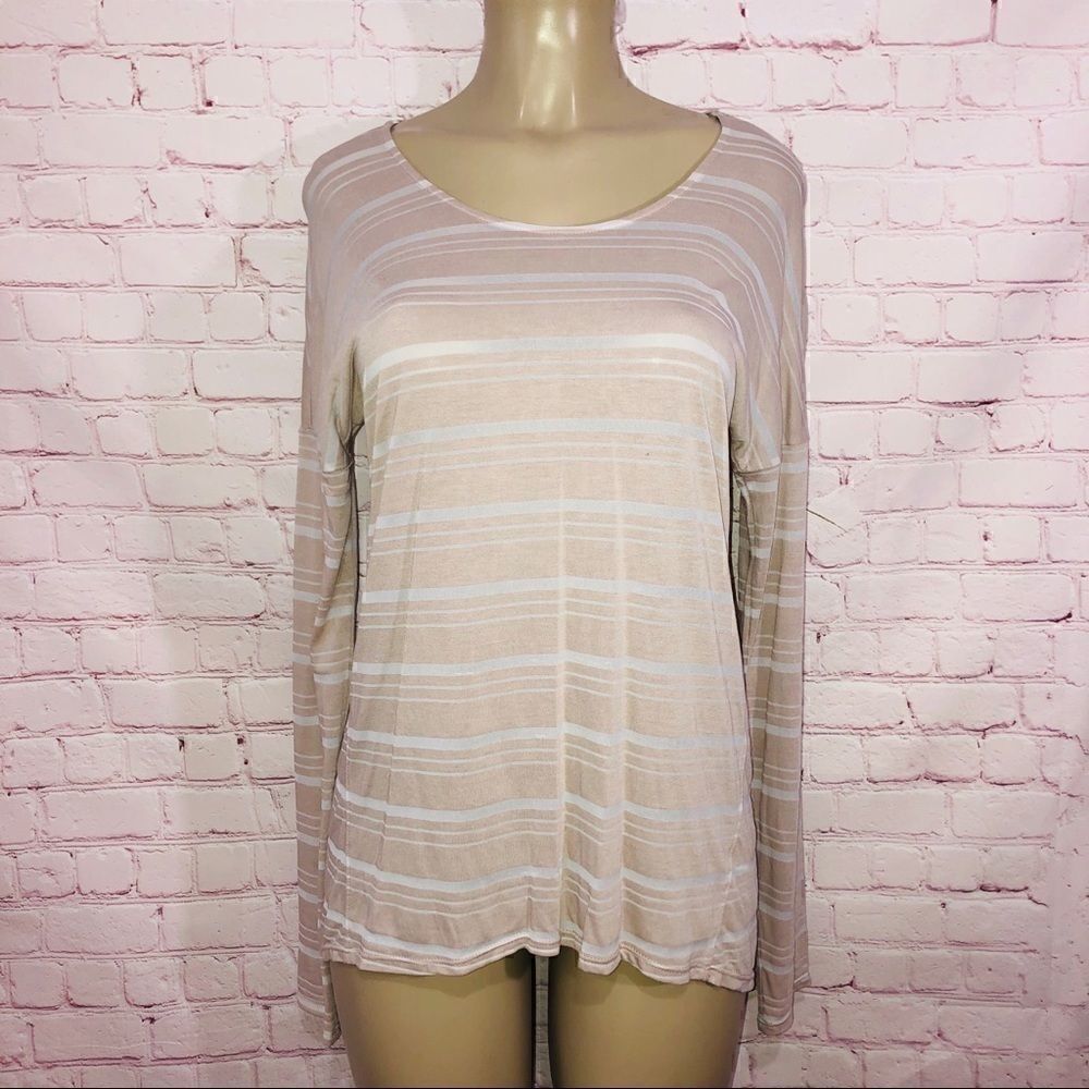 Troupe cream and white long sleeve tunic